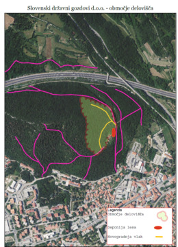 Območje delovišča 